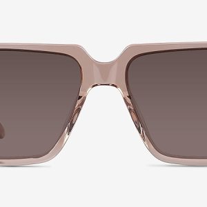 EyeBuyDirect Heroic Square Crystal Brown Sunglasses Fashion New Products